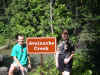 Joshua and Carol at end of trail Joshua and Carol, end of trail