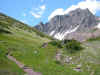 Trail from Cobalt Lake to Two Medicine Pass