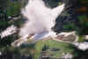 Boom! Blasting snow and ice from the Grinnell Glacier trail