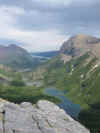 View of Many Glacier from Swiftcurrent Pass