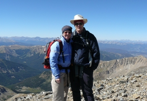 Keith and Mary atop Gray’s Peak, 2008
